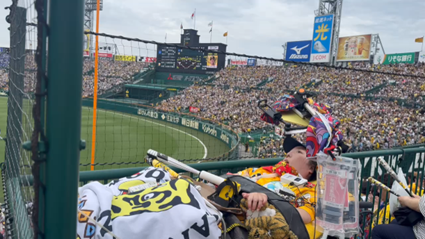 甲子園での野球観戦・応援