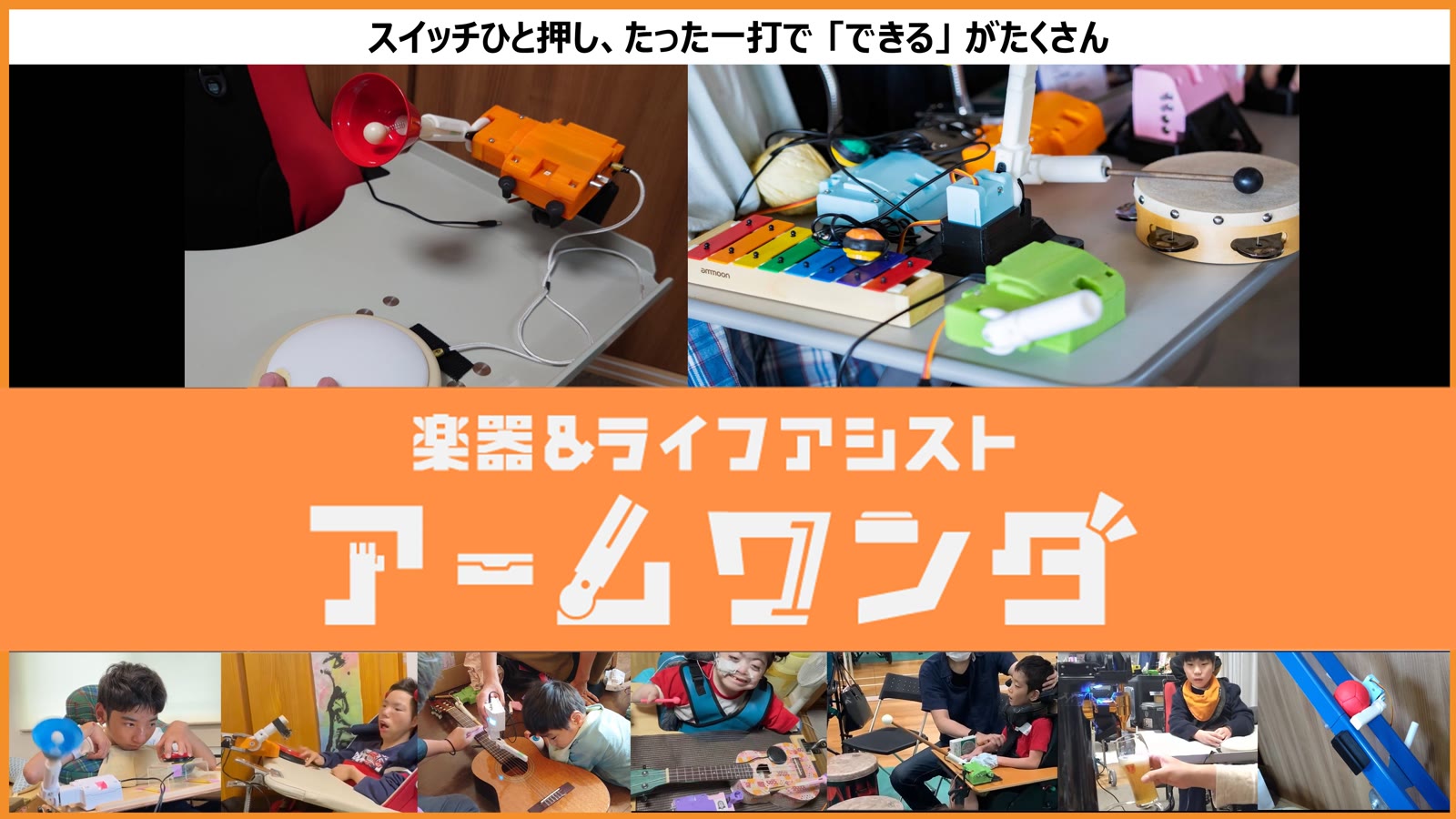 アームワンダ　使用シーンコラージュ