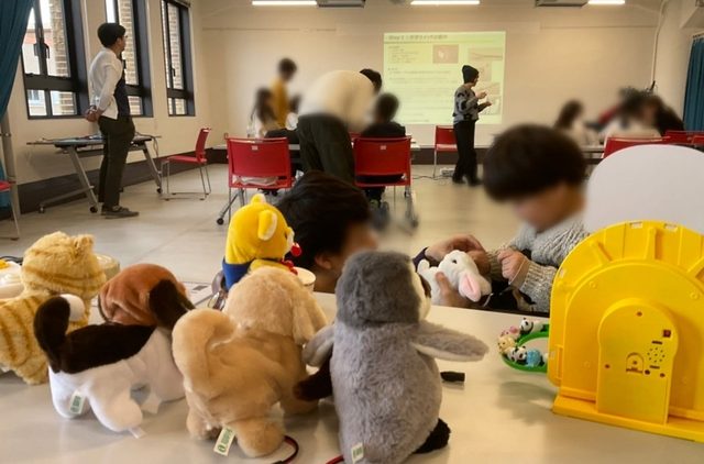 当事者・家族向け機器体験会のようす