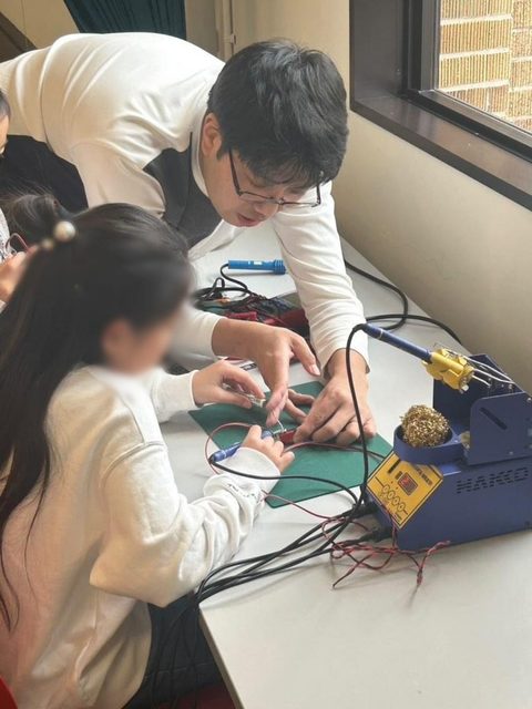 製作した機器のようす